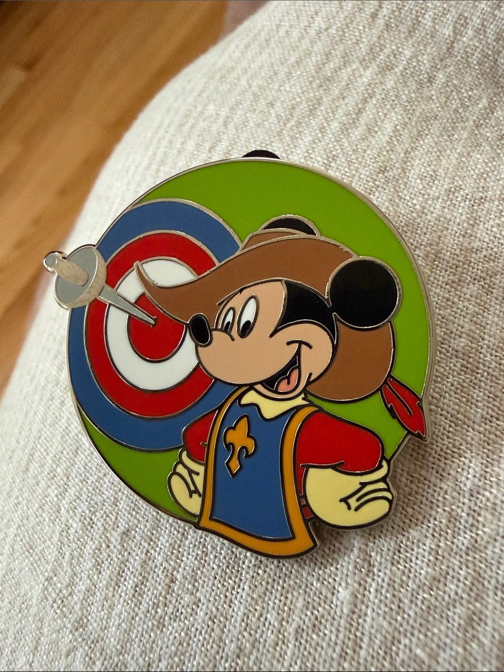 Mickey Marksmen Mystery Pin